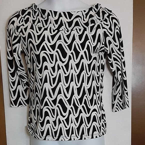 RAFAELLA/JERSEY BLOUSE/MEDIUM - Picture 2 of 9